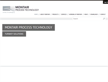 Tablet Screenshot of montair.nl